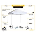 thumbnail image 4 of Quik Shade 10' X 10' Marketplace 100 Square Feet Of Shade Commercial Straight Leg Base Outdoor Pop-Up Canopy, White, 4 of 8