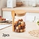 thumbnail image 5 of Organizador de tarros de especias de vidrio, cajón para granos de café, utensilios de cocina, tapa hermética, recipiente para condimentos 2 piezas, 5 of 8