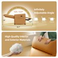 thumbnail image 6 of Power Recliner Chair for Adults,Modern Leather Electric Recliner Sofa Chair with Footrest and Padded Seat for Space-Saving,Living Room,Brown, 6 of 8