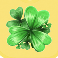 thumbnail image 4 of Inktastic Painted Clover Patch Shamrocks for St. Patricks Day Boys or Girls Baby Bib, 4 of 4