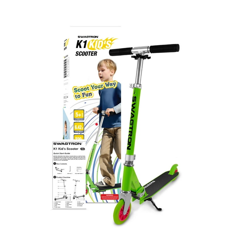 SWAGTRON K1 Girl or Boy Kids Kick Scooter