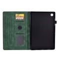 thumbnail image 2 of ELEHOLD Flip Folio Leather Case for Samsung Galaxy Tab A8 10.5 (2022), Butterflies Tower Pattern Card Slots Auto Wake/Sleep Kickstand Function Multi-Functional Protective Shockproof Slim Case,Green, 2 of 7