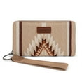 thumbnail image 4 of Wrangler Wristlet Wallet Western Wallets for Women Aztec Knitted Womens Wallet Large Capacity Ladies Wallet RFID Clutch Purse Credit Card Holder for Women, Khaki, 4 of 8