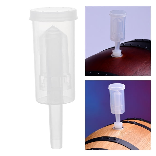 KONTONTY 2Pcs Plastic Exhaust Valve Transparent for Food Preservation and Fermentation Personal Users