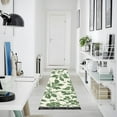 thumbnail image 4 of Yayeee Runner Rug for Bedroom 2'x6' Machine Washable Hallway Non Slip Mat, Green Floral, 4 of 8