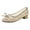 Gold, variant on Sngxgn Women's Flat Shoes Comfortable Casual Ballet Shoes(Silver,37)