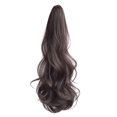thumbnail image 3 of Black Brown Wig Female Ponytail Grab Clip Hip-hops High Ponytail, 3 of 5