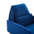 thumbnail image 5 of Modway Liliana Performance Velvet Armchair in Navy, 5 of 8