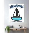 thumbnail image 2 of Take Me To... Newport Poster Wall Art, Modern Wall Decor, 12x18 UNFRAMED, 2 of 3