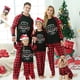 thumbnail image 2 of Pijamas familiares a juego de Navidad, conjunto de pijamas negros, elfo orgulloso, miembro de lista traviesa, 2023, 2 of 3