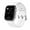 White, variant on LNGOOR Silicone Sport Replacement Watch Band Strap for Apple Watch Series 1, 2, 3, 4, 5, 6 (Purple Red/38mm/40mm)