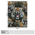 thumbnail image 4 of Nawypu Tiger Blanket Tiger Gifts for Girl Men Tiger Throw Blanket for Couch Sofa Bed Soft Warm Flannel for Kids Adults, 4 of 6