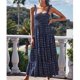 thumbnail image 4 of Vestido de tiras tela de poliéster transpirable falda larga de verano lavable a máquina para mujeres para fiesta en la playa para ropa de calle ANGGREK Otros, 4 of 7