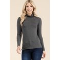 thumbnail image 3 of Celeste's Women's Classic Turtleneck Long Sleeve Top Made in the USA Available in S-3x, 3 of 5