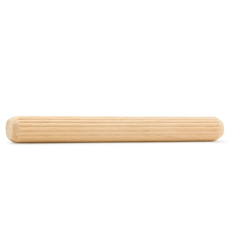 

Wooden Dowel Pins 5 inch x 1/2 inch Pack of 100 Fluted Dowel Joints for Woodworking Furniture and Crafts by Woodpeckers