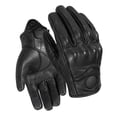 thumbnail image 4 of Guantes de motocicleta de piel de oveja, transpirables, resistentes al viento, cómodos, de dedos completos, para ciclismo, diseño de agujeros transpirables, XL, 4 of 13