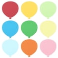 thumbnail image 1 of Uxcell Recortes de papel, 54 Pcs Recortes de papel en forma de globo, 1 of 6
