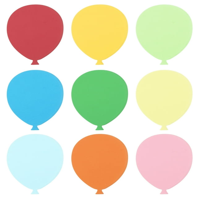 Uxcell Recortes de papel, 54 Pcs Recortes de papel en forma de globo