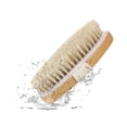 thumbnail image 6 of Natural Bristles Back Scrubber Shower Brush With Detachable Long Wooden Handle D, 6 of 7