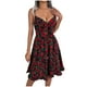 thumbnail image 1 of Vestido de Verano Floral Cuello en V Vestido de Arco de Poliéster, Vestido Casual sin Mangas para el Uso Diario Del Verano, 1 of 8