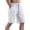 White, variant on lmcalzta Mens Workout Shorts Quick Drying Stretch Lightweight Shorts with Pockets Gym Athletic Running Tennis Basketball Shorts