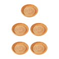 thumbnail image 2 of Thinsony Wicker Woven Round Snack Fruit Bowl Rattan Food Organizer Tray 22x4cm 5Set, 2 of 6