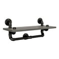 thumbnail image 2 of Furniture of America Gren Metal Floating Shelf in Gray and Black (Set of 2), 2 of 9