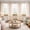 White, variant on BrylaneHome Pre-Lit Rod-Pocket Curtain Panel