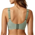 thumbnail image 7 of Audhol Women's Posy Full Coverage Bra, No Underwire Wireless Push-Up, Comfortable for Older Women, Light Green, 7 of 7