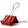 thumbnail image 3 of JAM Paper Colorful Binder Clips, Small, 3/4 inch (19 mm), Red, 25/Pack, 3 of 3