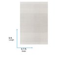 thumbnail image 3 of Livabliss Washable Rugs for Living Room, 7x9 Lavadora Global Gray Area Rug, Bedroom Dining Room Home Decor Stain Resistant Carpet (6'7" x 9'), 3 of 8