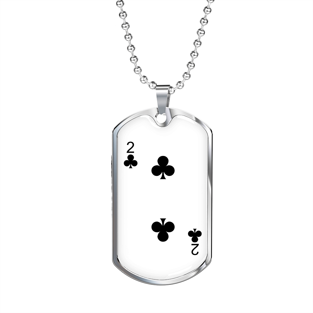 18k Gold Dog Tag 24\