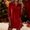 🔥 Red, variant on Sentmoon Dresses Wedding Guest Dress Women's solid color lapel button side sequin party dance splicing long sleeved sequin dress Fall and Winter for Layering Under Sweaters and Jackets