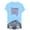 Sky Blue, variant on Gibobby Ladies Independence Day Happy 4th Of July Printed Short Sleeved T Shirt Top(XXL,Pink)
