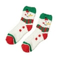 thumbnail image 4 of GZEFJRQM 6 Pairs Christmas Fluffy Socks Women Home Casual Sleeping Socks for 6 to 9 Size Warm Cozy Slipper Socks Christmas Gifts Thick Fluffy Winter Cozy Plush Soft Sleep Home Socks, 4 of 7