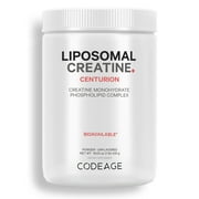 Codeage Liposomal Creatine Monohydrate Powder Supplement, Unflavored, 3-Month Supply, 90 Servings