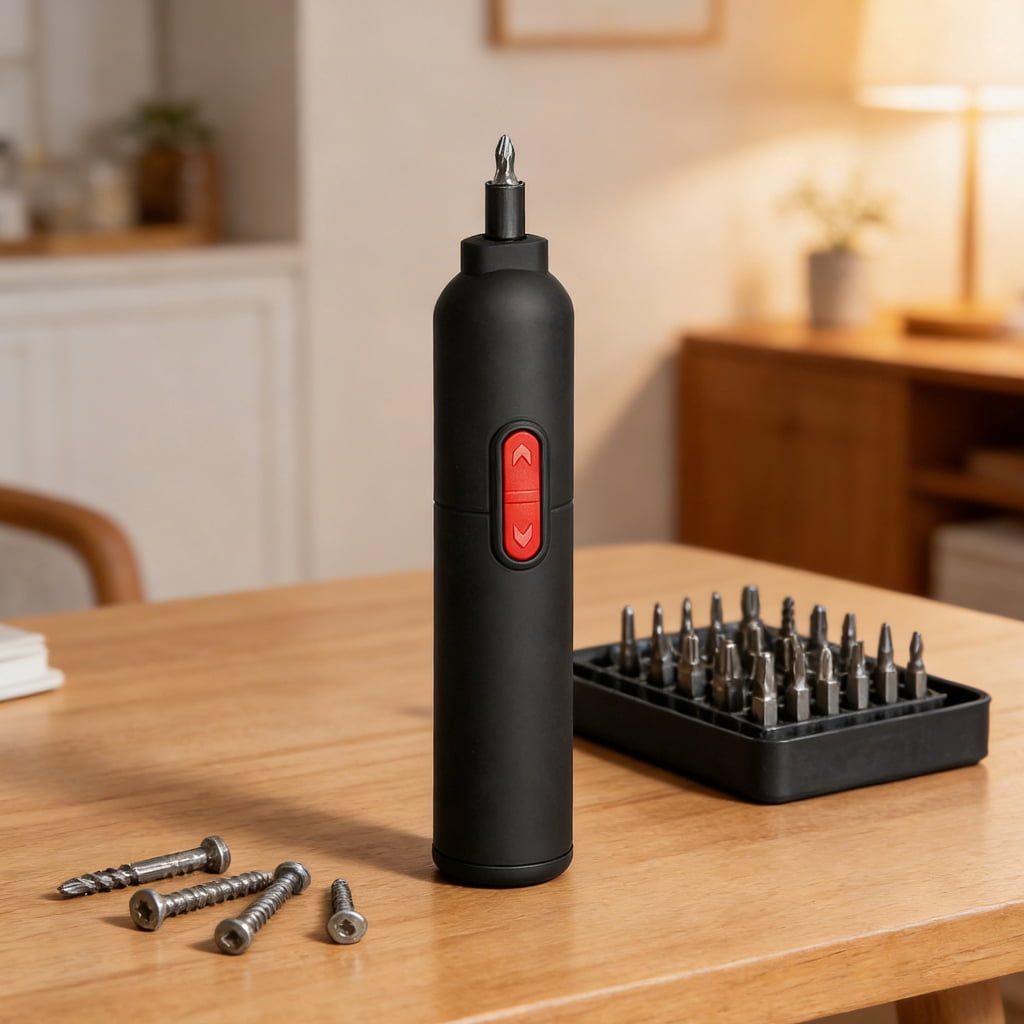 Versatiled Electric Screwdriver Set Includes Various Bits And 3N.m Torqued 1500mAh Rechargeable For Easy Fixing