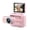 Pink, variant on 4K Thumb Action Camera With 32GB Card Expandable Storage For Adventure Sports