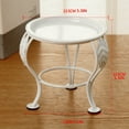thumbnail image 3 of Walson Indoor Outdoor Table Mini Plant Stand Rack Flower Pot Candle Holder Shelf Desktop Decoration, White, 3 of 8