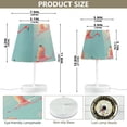 thumbnail image 4 of Flamingo Fly LED Desk Lamp Table Lamp USB Bedside Nightstand Small Lamp for Bedroom Living Room Kids Room, 4 of 8