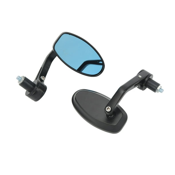 Espejos laterales para motocicleta, 1 par de 7/8 pulgadas Espejos retrovisores laterales para motocicleta Espejo retrovisor para manillar de motocicleta Diseñado para el futuro