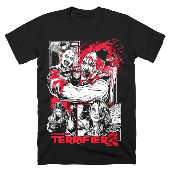 Terrifier 2 Horror Movie Shirt, Spooky Graphic Tee, Halloween Horror T-Shirt