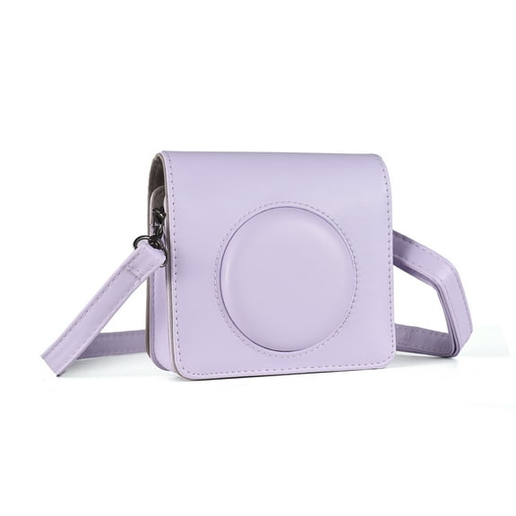 Case Portable Instant Camera Bag Camera Case Retro Style PU Leather Carrying Case Replacement For C300R/ Mini Shot 3 With Adjustable Shoulder Strap