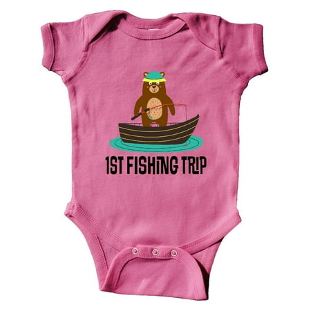 

Inktastic 1st Fishing Trip Gift Baby Boy Bodysuit