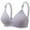 Dark Gray, variant on Bralette for Women, Wirefree Front Closure Bra Wirefree Front Closure Deep V Bra Thin Underwear Plunge V Neck Wirefree Bra Smoothing Seamless Lingerie Soft Lightweight Daily Wear, Beige