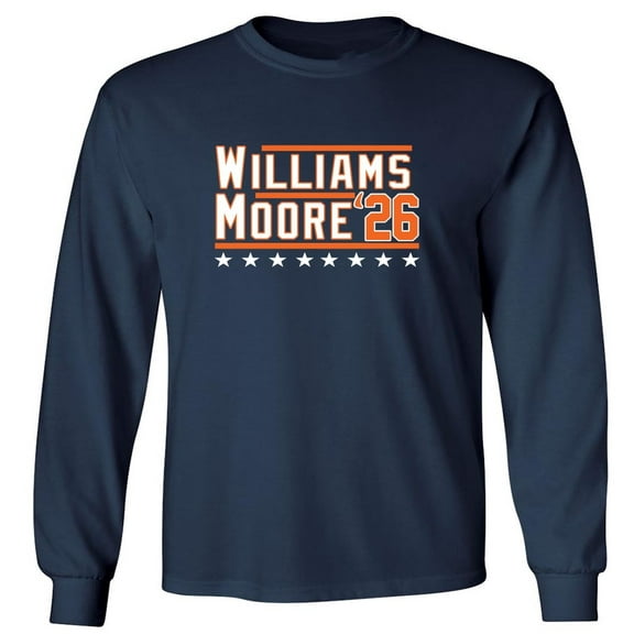 LONG SLEEVE Caleb Williams DJ Moore 2026 Chicago Shirt T-Shirt
