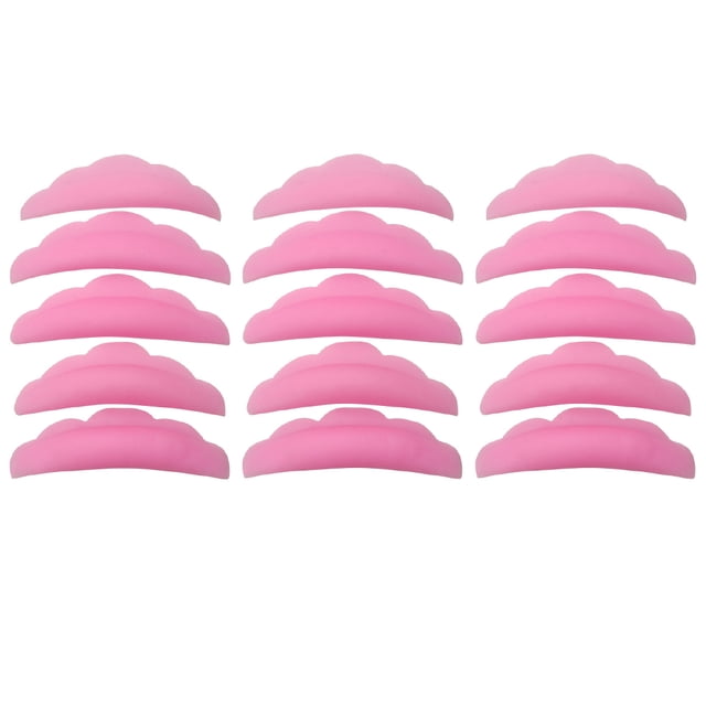Shisuyan Eye Pads for Lash Extensions Pink 3 Packs (5 Pairs/Pack) 1.9x0.6in