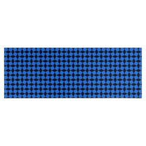 Blue Black Geometric Pattern Kitchen Rug Mat,Kitchen Runner Rugs Non Skid Washable,Decorative Kitchen Floor Mats for Kitchen,Sink,Laundry,17"X47"