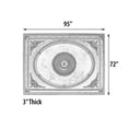 thumbnail image 3 of Art Frame Direct Cherub Design Chandelier Ceiling Medallion, 3 of 5