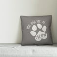 thumbnail image 3 of Creative Products You Had Me At Meow 18x18 Spun Poly Pillow, 3 of 3